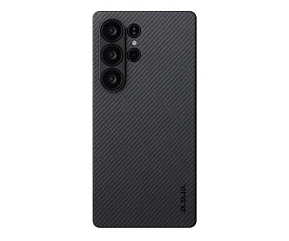Etui do telefonów PITAKA Ultra-Slim Case Black/Grey Twill Sansung Galaxy S25 Ultra